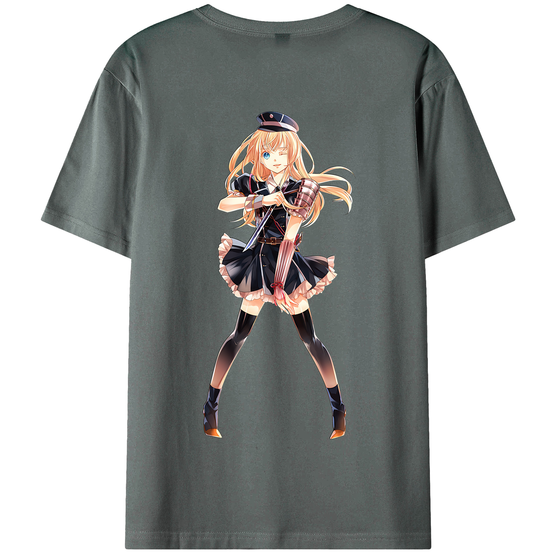 （画像用） 刀剣乱舞 Touken Ranbu 綿100％半袖Tシャツ（背面プリント）